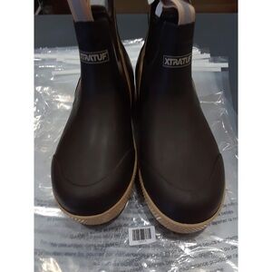 XtraTuf Men's WheelHouse 6 Inch Ankle Deck Boot Brown 10